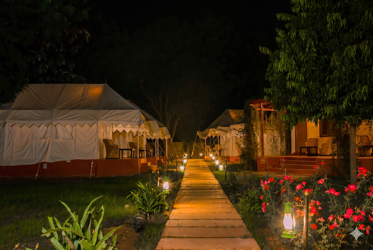 Tent Room Night View